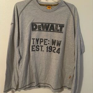 DeWalt Gray Long Sleeve Men's Shirt